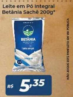 Atakarejo Leite Em Pó Integral Betânia oferta