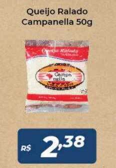 Atakarejo Queijo Ralado Campanella oferta