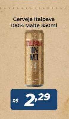Atakarejo Cerveja Itaipava 100% Malte oferta