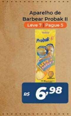 Atakarejo Aparelho De Barbear Probak II Leve 7 Pague 5 oferta