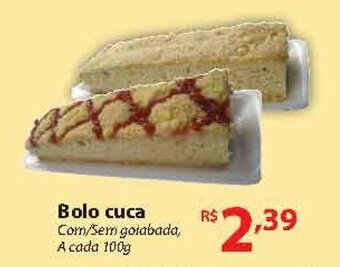 Nacional Bolo Cuca 100g oferta