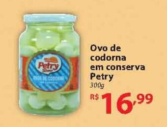 Nacional Ovo de Codorna em Conserva Petry 300g oferta
