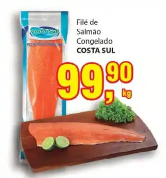 Supermercados Mundial File de Salmao Congelado Costa Sul 1kg oferta