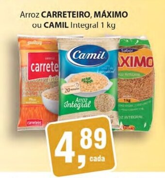 Arroz Carreteiro, Maximo ou Camil Integral 1kg