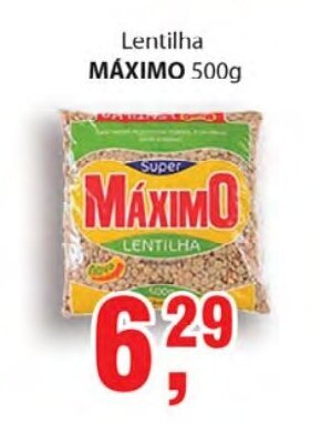 Lentilha Maximo 500g