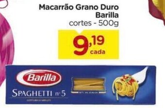 Carrefour Macarrao Grano Duro Barilla 500g oferta