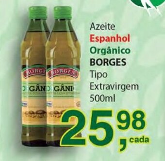 Supermercados Mundial Azeite Espanhol Organico Borges 500ml oferta