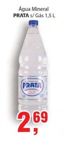 Agua Mineral Prata s/gas 1.5L