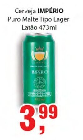 Supermercados Mundial Cerveja Imperio 473ml oferta