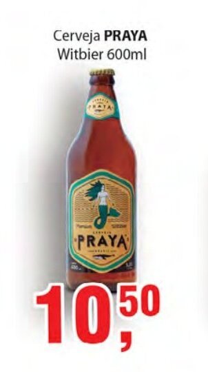 Supermercados Mundial Cerveja Praya Witbier 600ml oferta