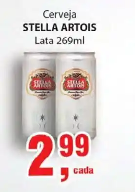 Supermercados Mundial Cerveja Stella Artois 269ml oferta
