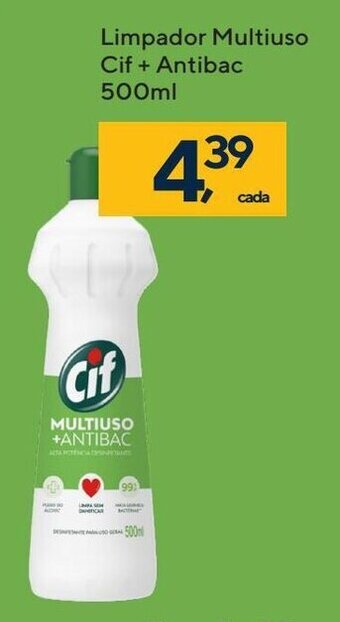 Coop Limpador Multiuso Cif + Antibac 500ml oferta