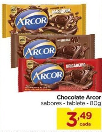 Carrefour Chocolate Arcor 80g oferta