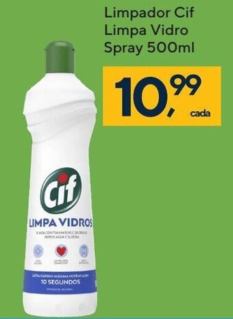 Coop Limpador Cif Limpa Vidro Spray 500ml oferta