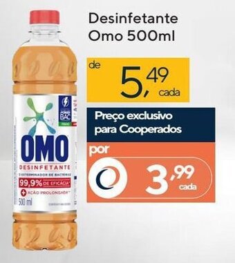 Coop Desinfetante Omo 500ml oferta