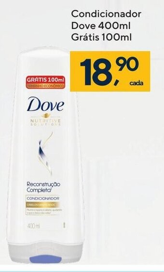 Coop Condicionador Dove 400ml Gratis 100ml oferta