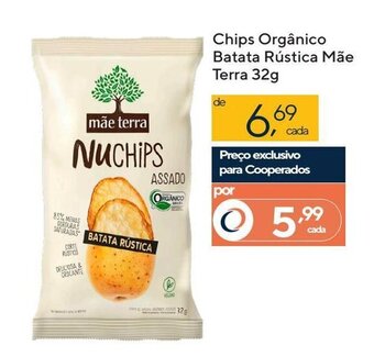 Coop Chips Organico Batata Rustica Mae Terra 32g oferta