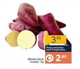 Coop Batata Doce Rosada 1kg oferta