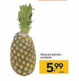 Coop Abacaxi Perola unidade oferta