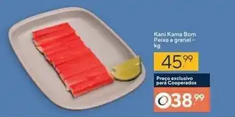 Coop Kani Kama Bom Peixe a granel 1kg oferta