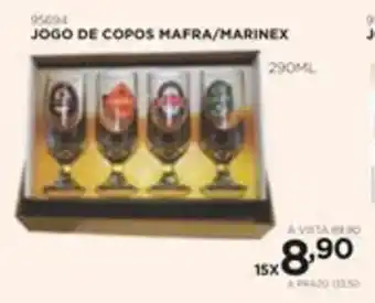 Benoit Jogo de Copos Mafra/Marinex 290ml oferta