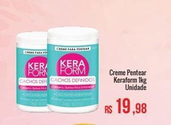 Mart Minas Creme pentear keraform 1kg unidade oferta