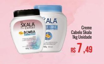 Mart Minas Creme cabelo skala 1kg unidade oferta