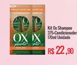 Mart Minas Kit ox shampoo 375+condicionador 170ml unidade oferta
