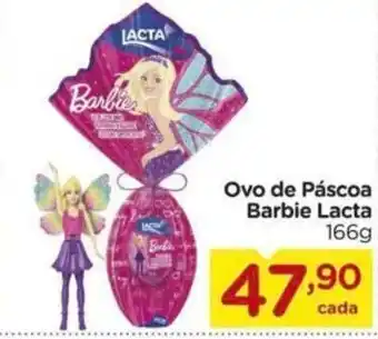 Carrefour Ovo de Pascoa Barbie Lacta 166g oferta