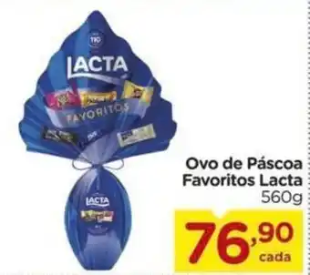 Carrefour Ovo de pascoa Favoritos lacta 560g oferta