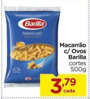 Carrefour Macarrao c/ Ovos Barilla 500g oferta