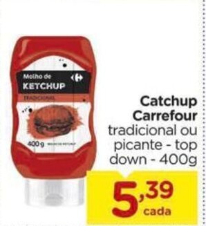 Carrefour Catchup carrefour 400g oferta