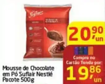 Tenda Atacado Mousse de Chocolate em po Suflair Nestle pacote 500g oferta