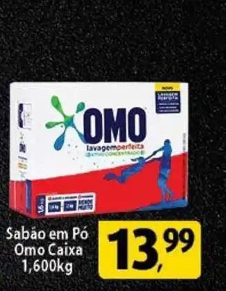 Sabão Em Pó Omo Caixa 1.600kg