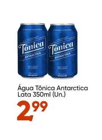 Imec Supermercados água Tônica Antarctica Lata 350ml oferta