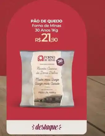 Peg Pese Pão De Queijo Forno De Minas 30 Anos 1kg oferta