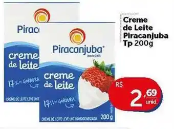 Pires Creme De Leite Piracanjuba Tp 200g oferta