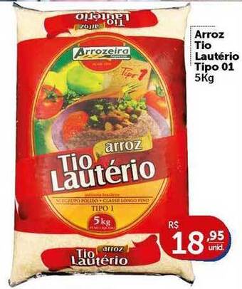 Pires Arroz Tio Lautério Tipo 01 5kg oferta