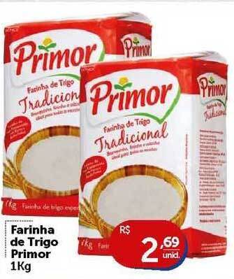 Pires Farinha De Trigo Primor 1kg oferta