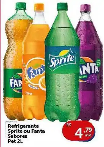 Pires Refrigerante Sprite Ou Fanta Sabores 2L oferta