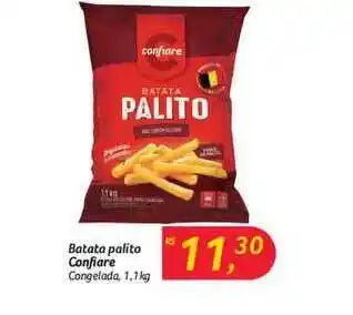 Supermercados Big Compra Batata Palito Confiare Congelada 1.1kg oferta
