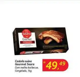 Supermercados Big Compra Costela Suína Gourmet Seara 1kg oferta