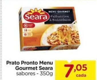Carrefour Prato pronto Menu Gourmet Seara 350g oferta
