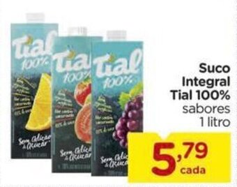 Carrefour Suco Integral Tial 100% 1L oferta