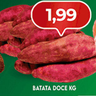 Supermercados Cristal Batata Doce 1kg oferta