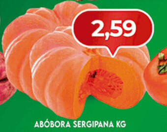 Supermercados Cristal Abobora Sergipana 1kg oferta