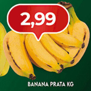 Supermercados Cristal Banana Prata 1kg oferta