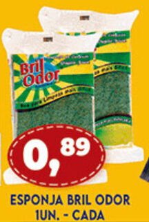 Esponja Bril Odor 1un. - cada