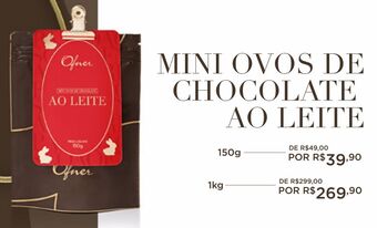 Ofner Mini ovos de chocolate ao leite 150g oferta