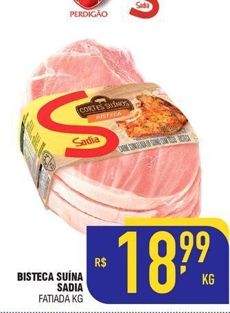 Mercantil Rodrigues Bisteca suina sadia oferta